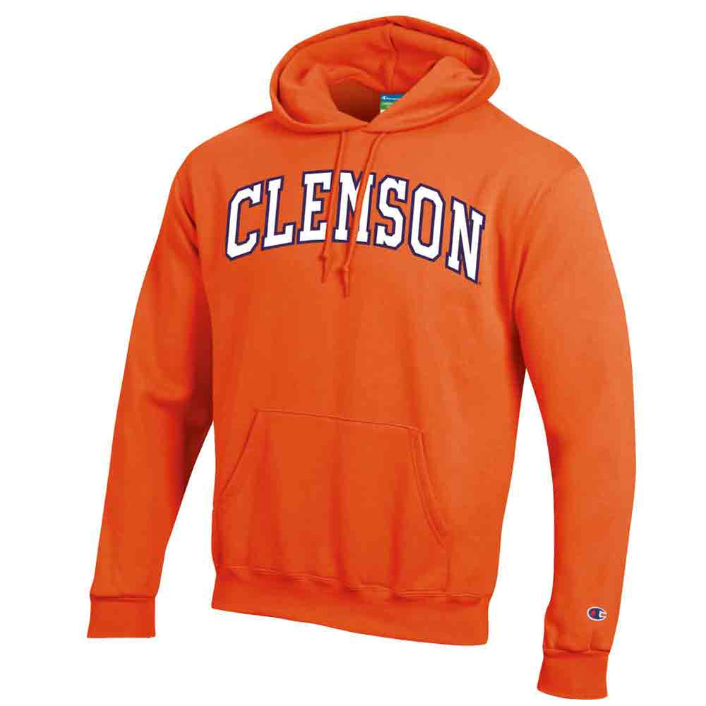 Clemson Champion Powerblend Hood - ORANGE