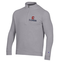 Clemson Champion Triumph Fleece Half-Zip - MD GREY