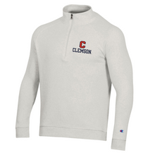 Clemson Champion Triumph Fleece Half-Zip - OATMEAL