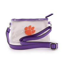 Clemson Clear Crossbody Bag