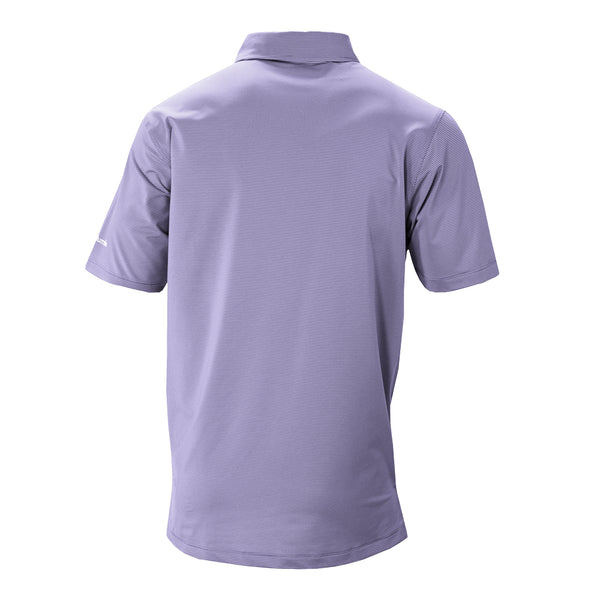 Clemson Columbia Double Hit Swinging Tiger Polo - LT PURPLE