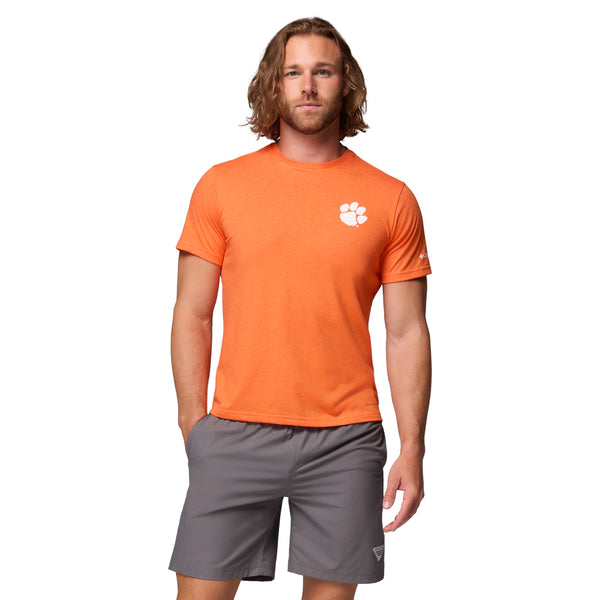 Clemson Columbia PFG Triblend Outdoor Tee - ORANGE