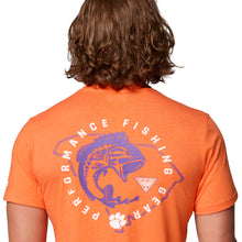 Clemson Columbia PFG Triblend Outdoor Tee - ORANGE