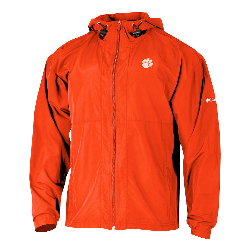 Clemson Columbia Prodigy Full-Zip Windbreaker - ORANGE
