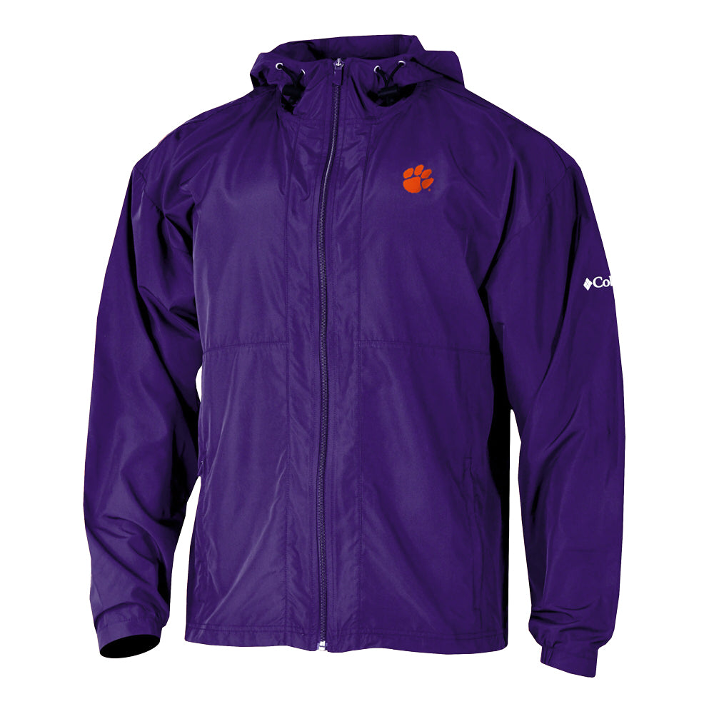 Clemson Columbia Prodigy Full-Zip Windbreaker - PURPLE
