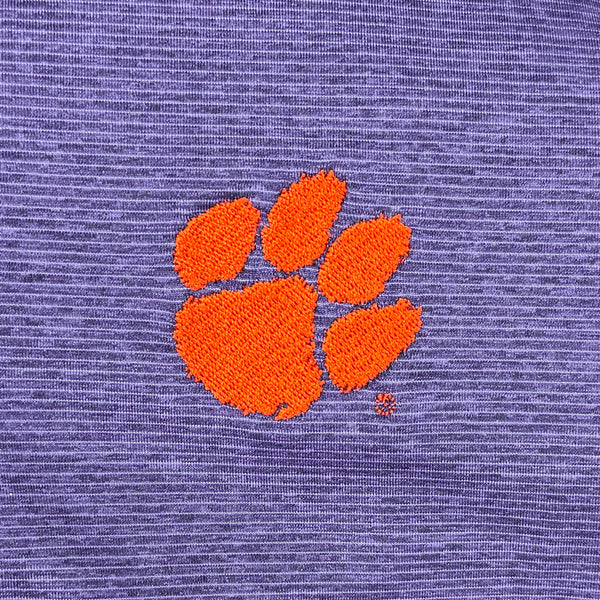 Clemson Columbia Sand Polo - PURPLE
