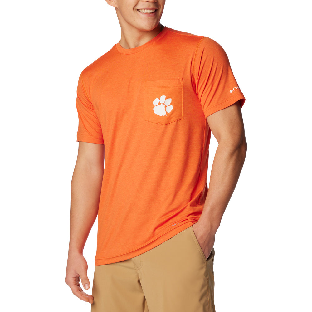 Clemson Columbia Tech Trail Short Sleeve Tee - ORANGE