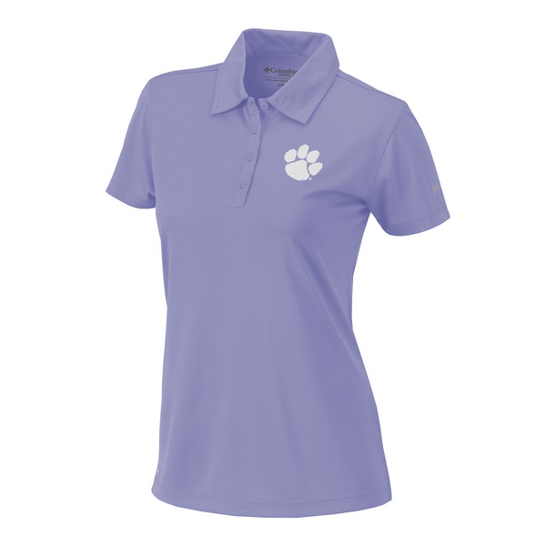 Clemson Columbia Women's Birdie Polo - LT PURPLE