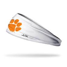 Clemson Junk Logo Headband - WHITE