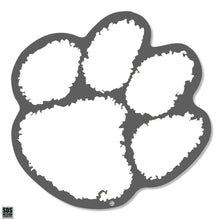 Clemson Mini Paw Decal - WHITE