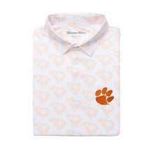 Clemson Mizzen & Main Palmetto State Orange Paw Polo