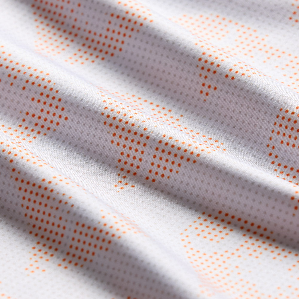 Clemson Mizzen & Main Palmetto State Orange Paw Polo