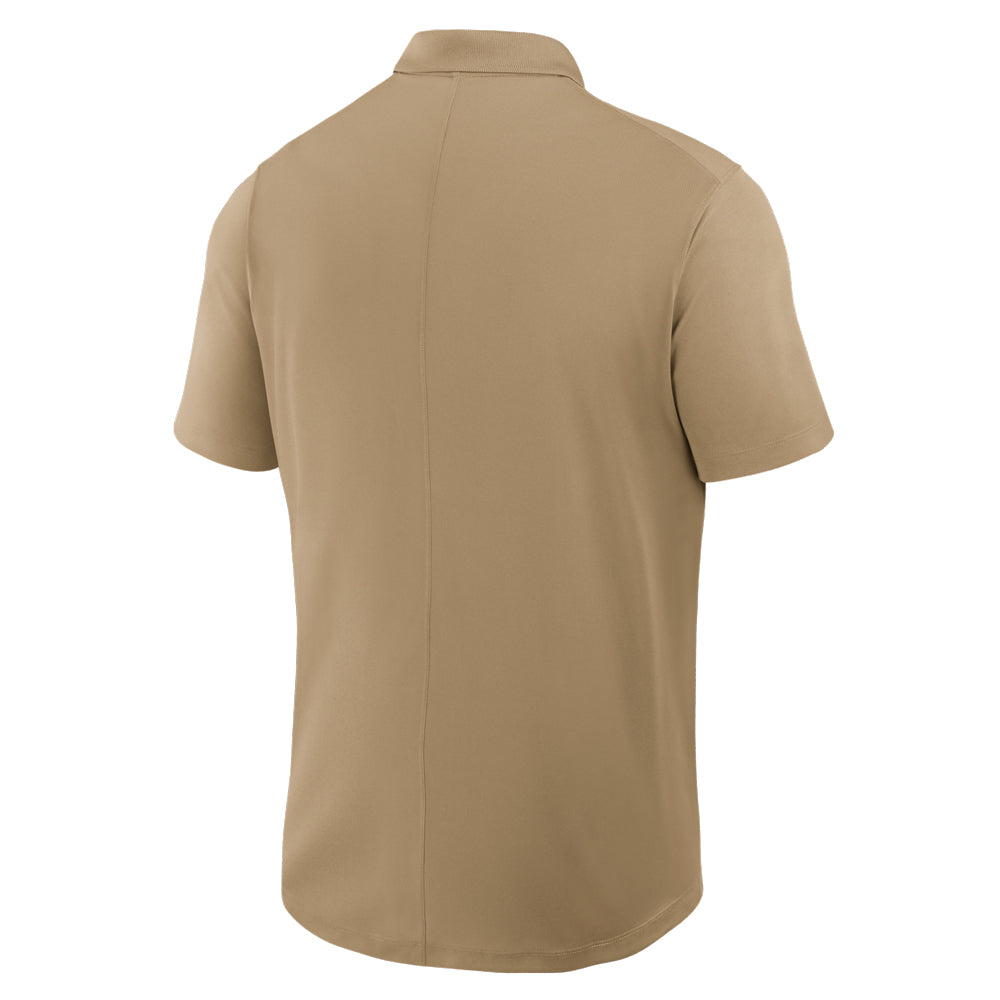 Clemson Nike Beige Victory Paw Polo - TAN