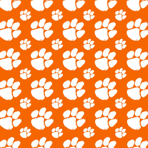 Clemson Paw Gift Wrapping Paper