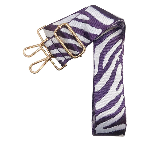 Clemson Purple Woven Tiger Strap