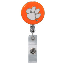 Clemson Tiger Paw ID Clips - ORANGE