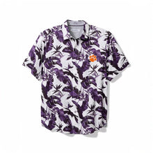 Clemson Tommy Bahama Sunnyvale Blooms Camp Shirt