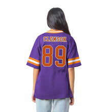 Clemson Women's Hype and Vice Button-Down Football Jersey - PURPLE