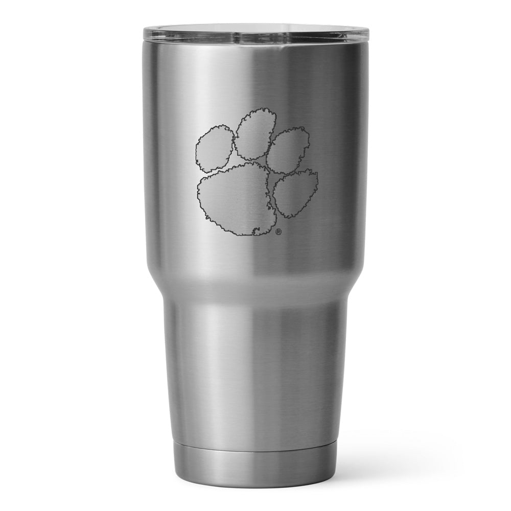 Clemson Yeti 30oz Tumbler - SILVER