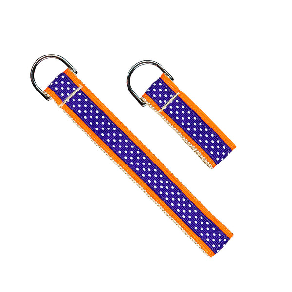 Polka Dot Key Loop - PURPLE