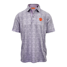 Tiger Sports Shop Heather Grid Polo - LT PURPLE