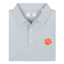 Tiger Sports Shop Two Tone Mini Stripe Polo  - LT GREY