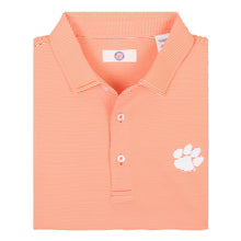 Tiger Sports Shop Two Tone Mini Stripe Polo  - ORANGE
