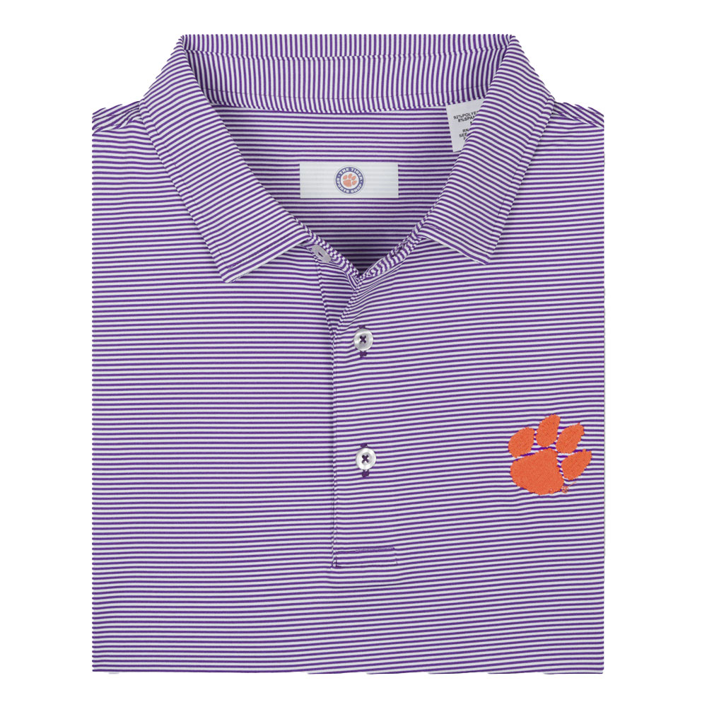 Tiger Sports Shop Two Tone Mini Stripe Polo