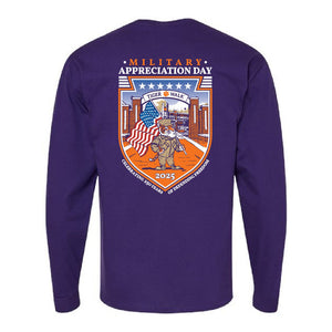 Clemson 2025 Military Appreciation Day Long Sleeve Tee