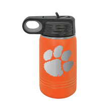 Clemson 12oz Etched Water Bottle 