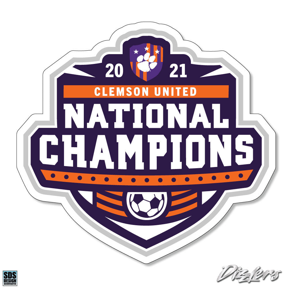 Clemson 2021 Soccer Champs Logo Dizzler