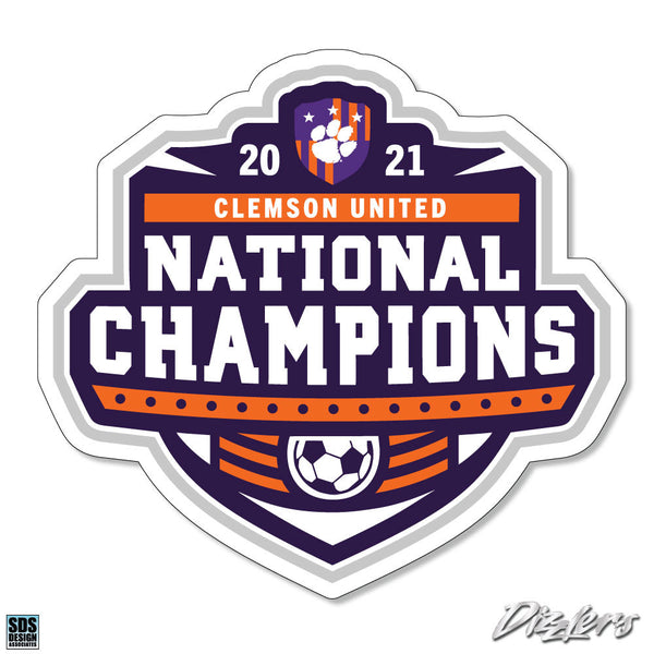 Clemson 2021 Soccer Champs Logo Dizzler