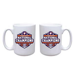 Clemson 2021 Soccer Champs Logo Mug