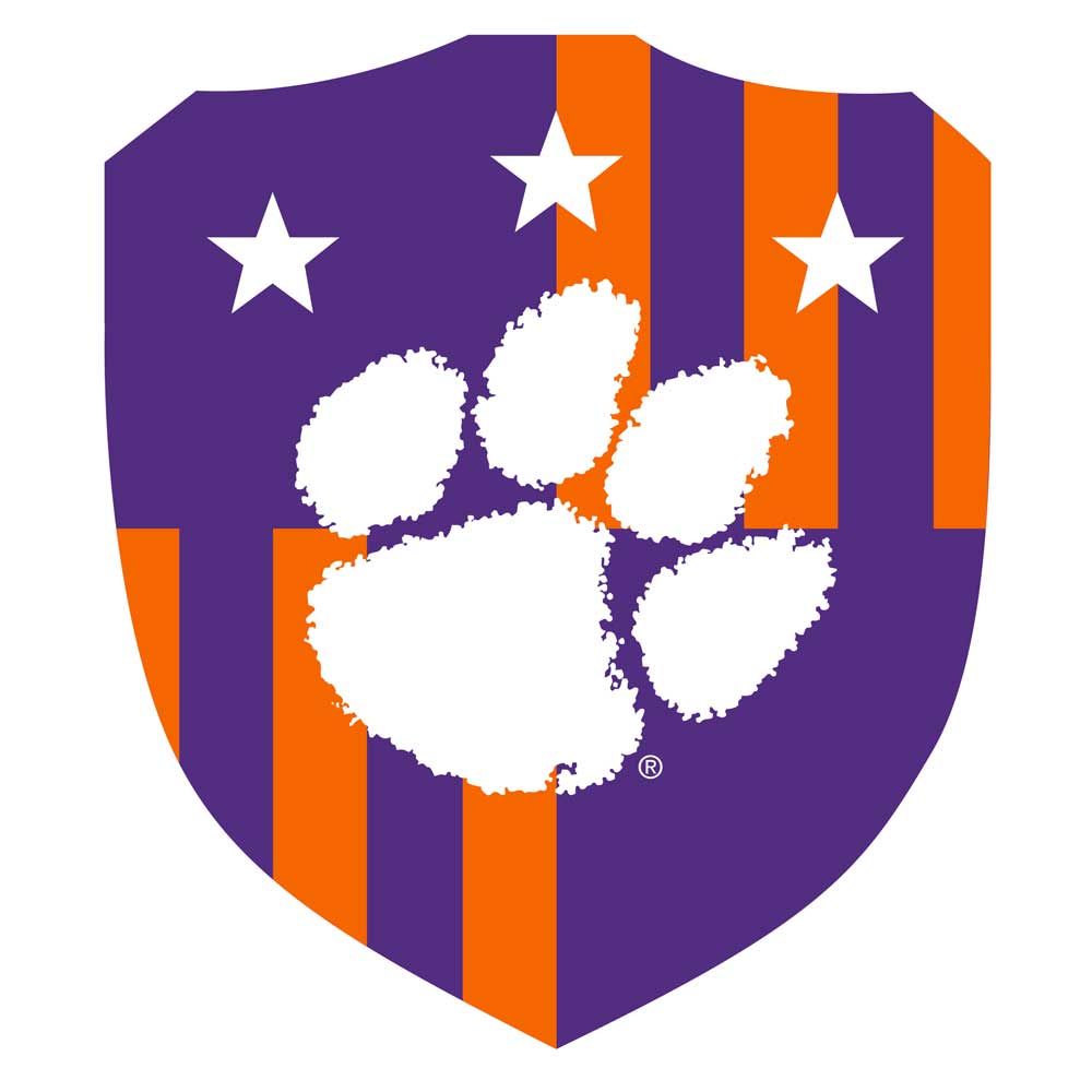Clemson 2022 Soccer Shield Decal