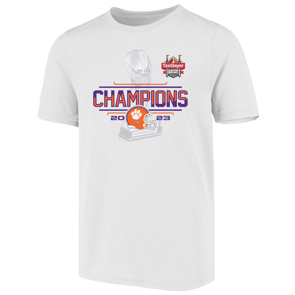 Clemson 2023 Gator Bowl Locker Room Tee  - WHITE
