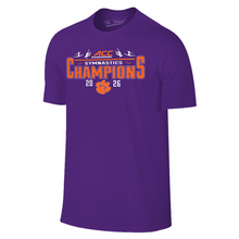 Clemson 2026 ACC Champions Gymnastics Tee - PURPLE