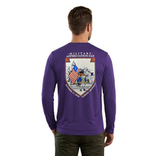 Clemson 2026 Military Appreciation Day Long Sleeve Tee - PURPLE