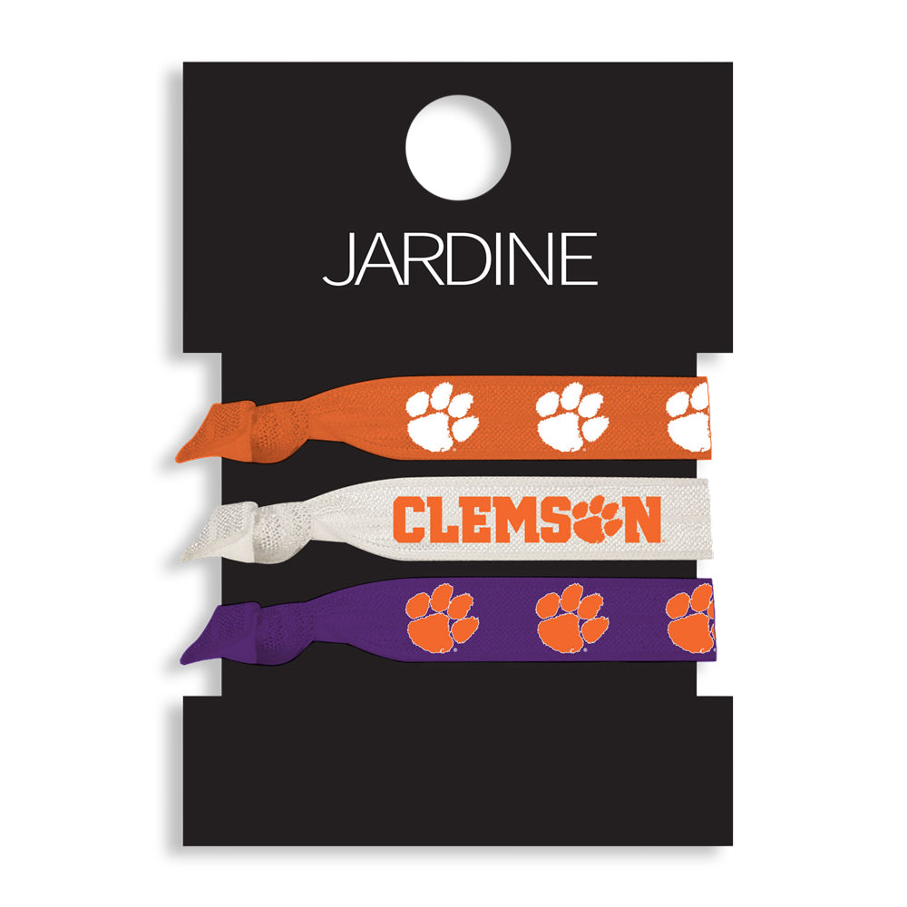 Clemson 3-Piece Hair Ties