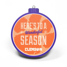 Clemson 3D Paw Ornament