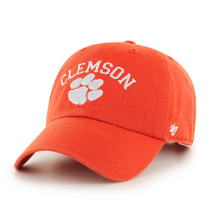 Clemson '47 Arch Paw Clean-Up Cap - ORANGE