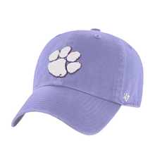 Clemson ’47 Lavender Paw Cleanup Cap - LT PURPLE