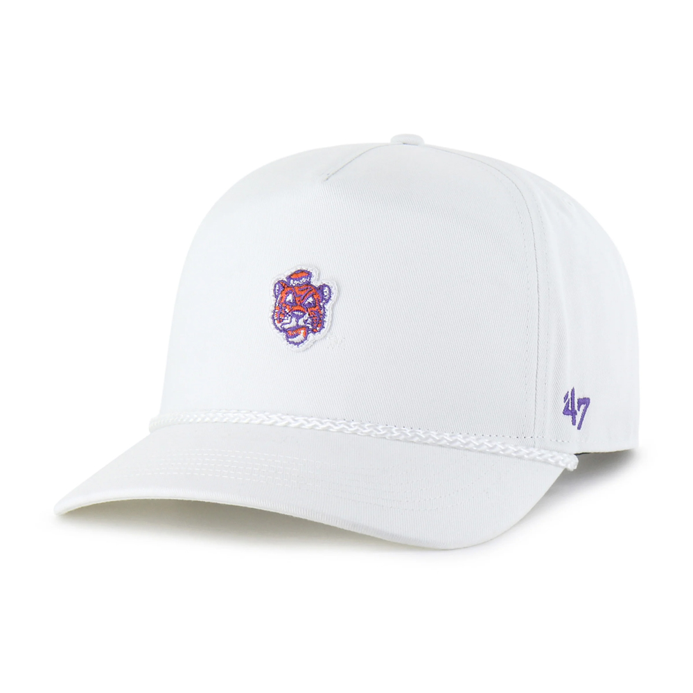 Clemson ’47 Micro Patch Hitch Cap - WHITE