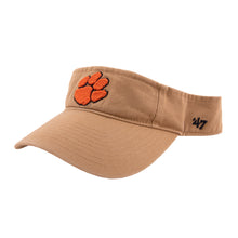 Clemson '47 Paw Visor - KHAKI