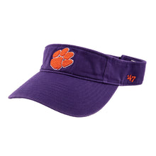 Clemson '47 Paw Visor - PURPLE