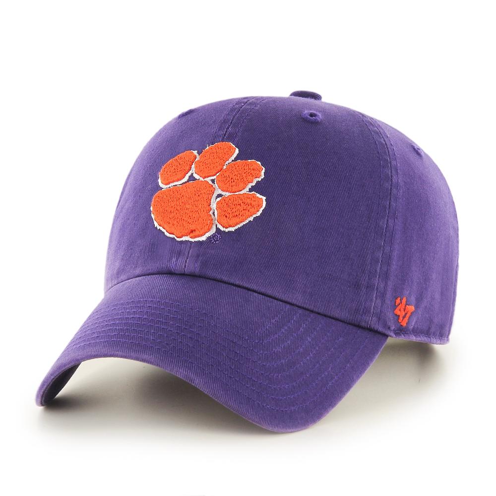 Clemson '47 Youth Paw Cap - PURPLE