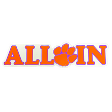 Clemson All In Magnet - ORANGE
