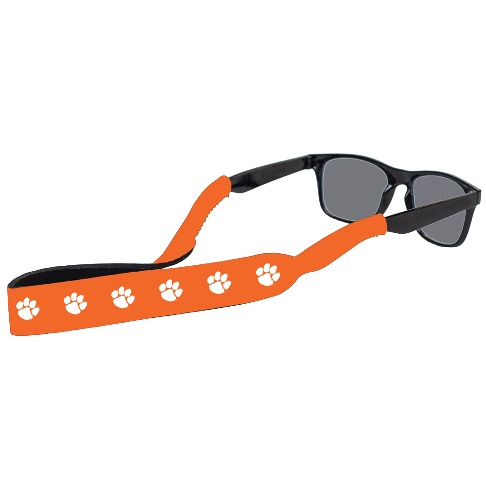 Clemson Alternating Paw Sunglasses Holder - ORANGE