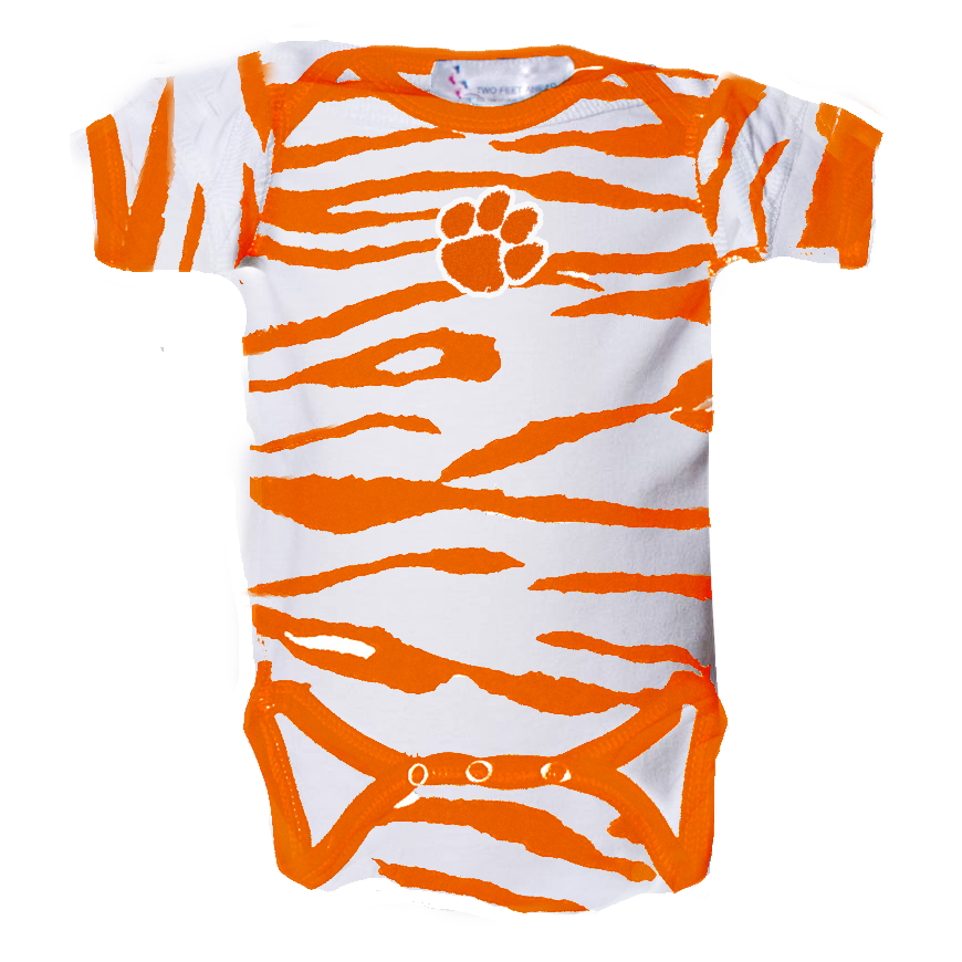 Clemson Animal Print Creeper