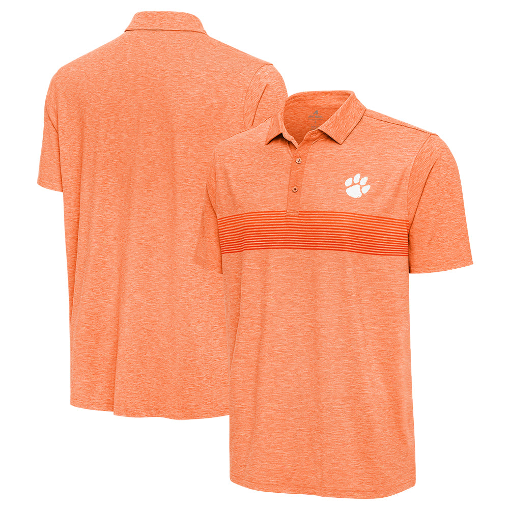 Clemson Antigua Dashing Polo - ORANGE
