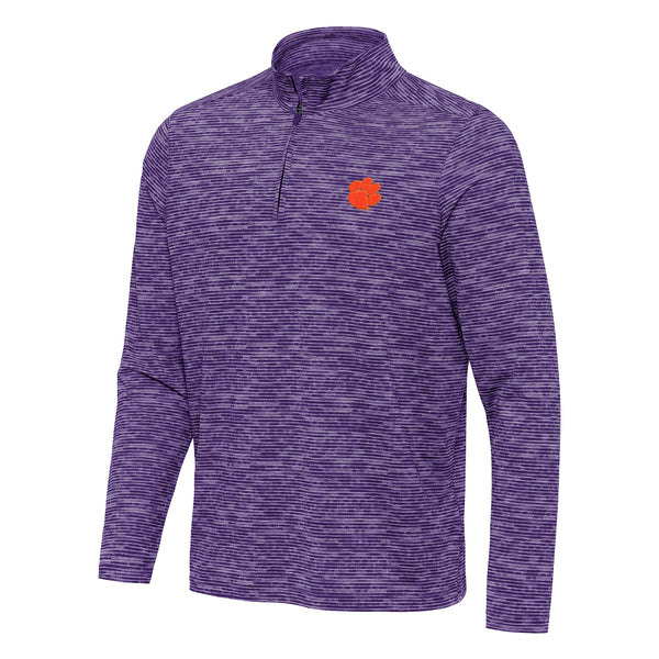 Clemson Antigua Determined Watercolor Quarter Zip